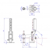 GH-70725 Model of Heavy Duty Toggle Clamps