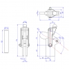 Heavy Duty  Toggle Clamps  Flat Base All Arm Types