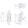 Heavy Duty  Toggle Clamps  Flat Base All Arm Types