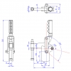 Heavy Duty  Toggle Clamps  Flat Base All Arm Types