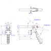 Heavy Duty  Toggle Clamps  Flat Base All Arm Types