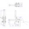 Heavy Duty  Toggle Clamps  Flat Base All Arm Types