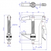 F Type Toggle Clamps