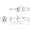 Pneumatic Vertical Toggle Clamps