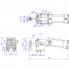 Pneumatic Vertical Toggle Clamps