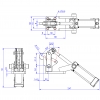 Heavy Duty Pneumatic Toggle Clamps Size Chart