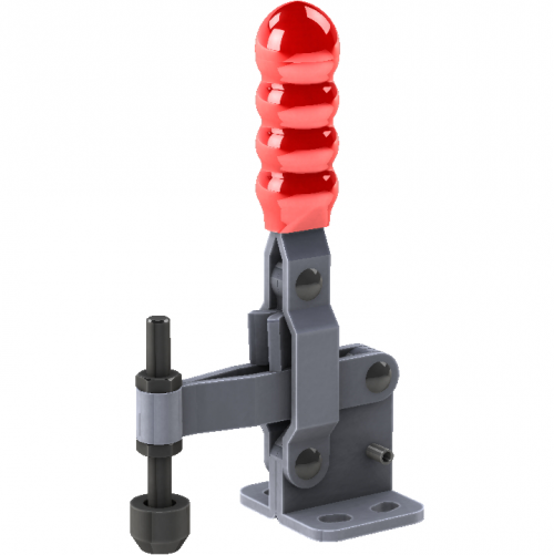 Vertical Toggle Clamp Flat Base Fixed & Solid Arm