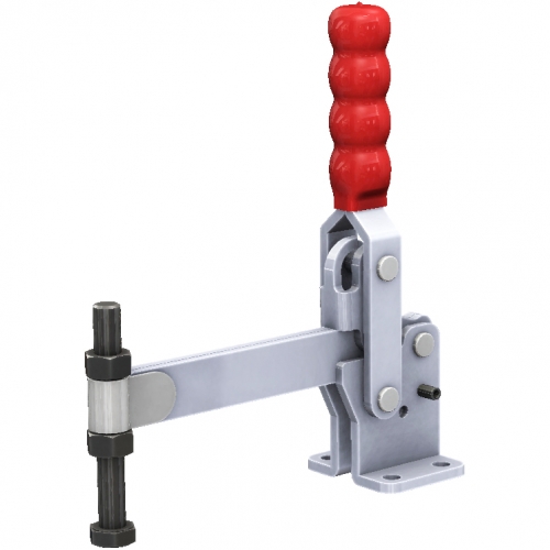 Vertical Toggle Clamp Flat Base Fixed & Solid Arm