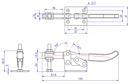フランジベース タイプ (ステンレス)