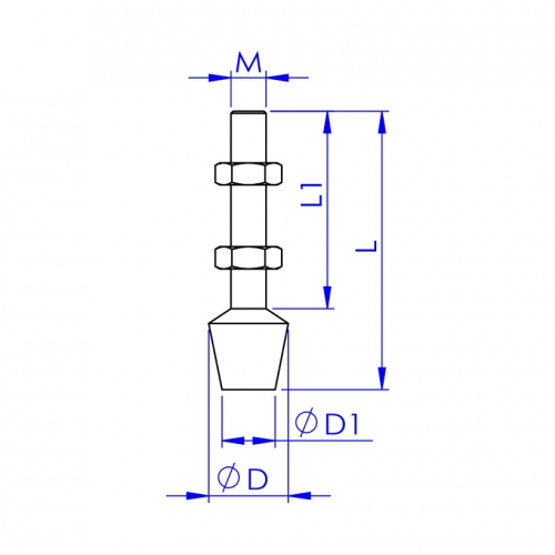 Neoprene Tipped Spindles