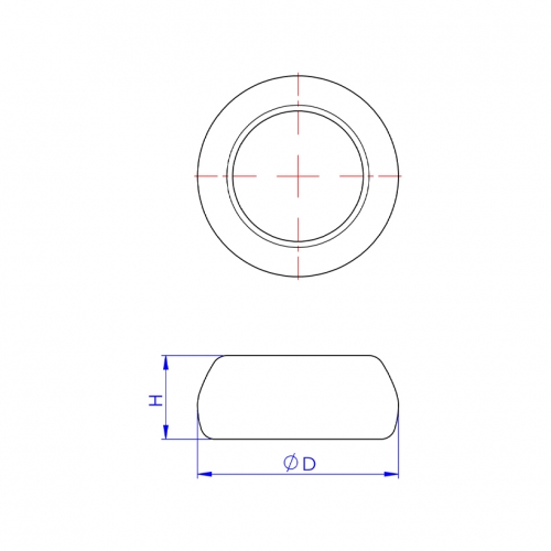 Plastic Covers for Swivel Foot Spindles