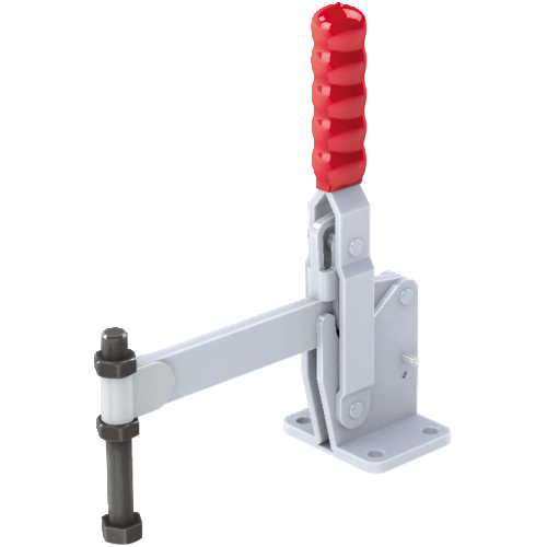 Vertical Toggle Clamp Flat Base Fixed & Solid Arm