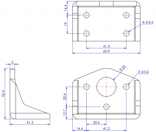 Push Pull Toggle Clamp Nose Mounted