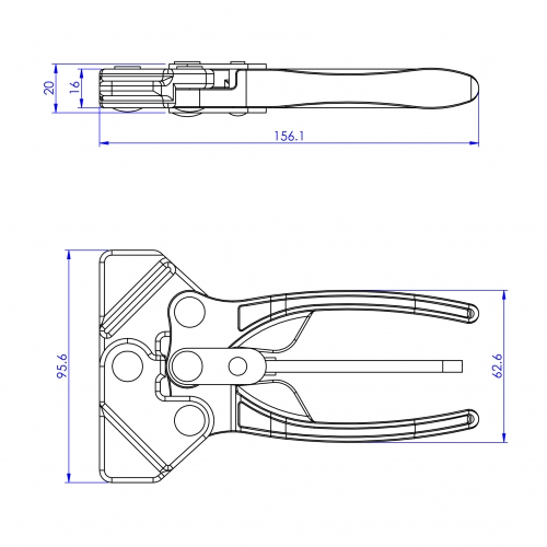 Squeeze Action Clamps