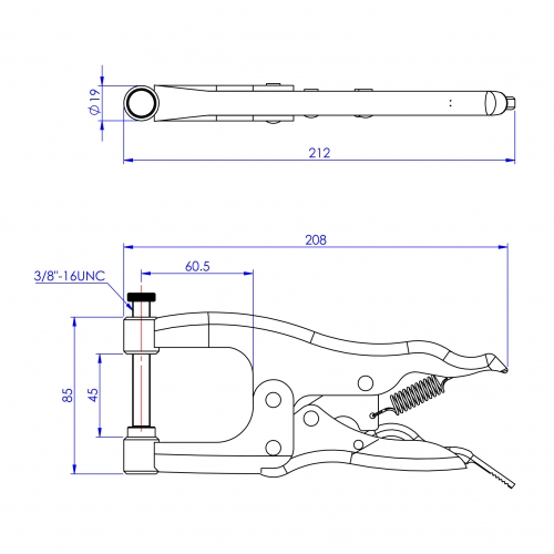 Squeeze Action Clamps