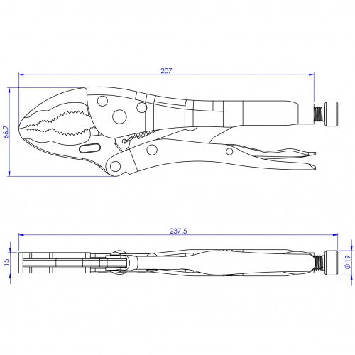 Locking Jaw Pliers