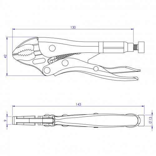 Locking Jaw Pliers