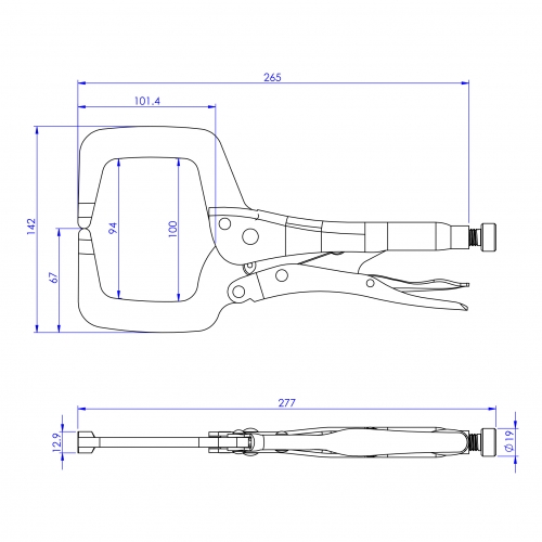 Locking C Clamp