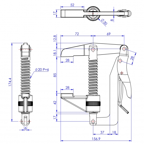 F Type Toggle Clamps