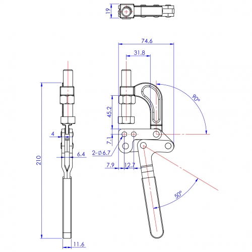 F Type Toggle Clamps