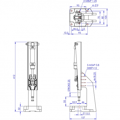 Pneumatic Toggle Presses