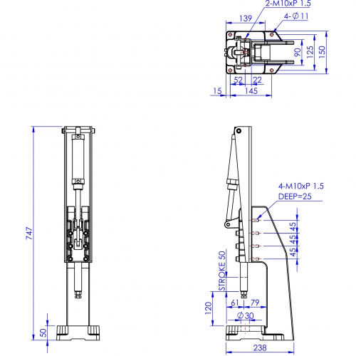 Pneumatic Toggle Presses