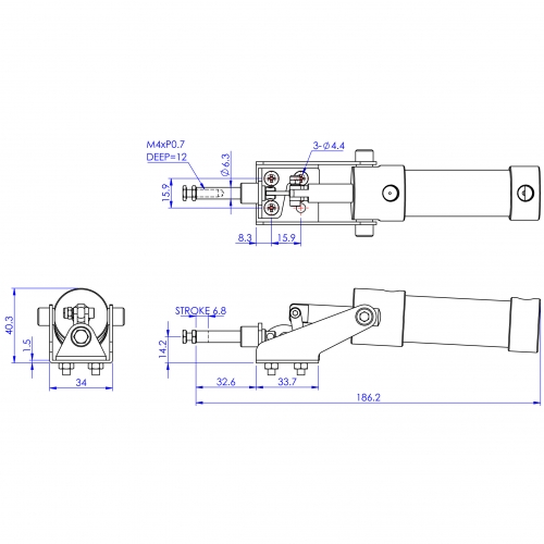 Pneumatic Push Pull Toggle Clamps