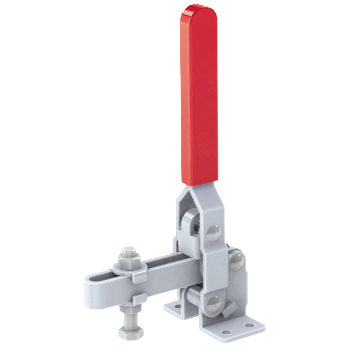 Vertical Toggle Clamp Flat Base Slotted Arm