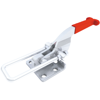 Horizontal Toggle Clamps with vertical base and safety lock - EH