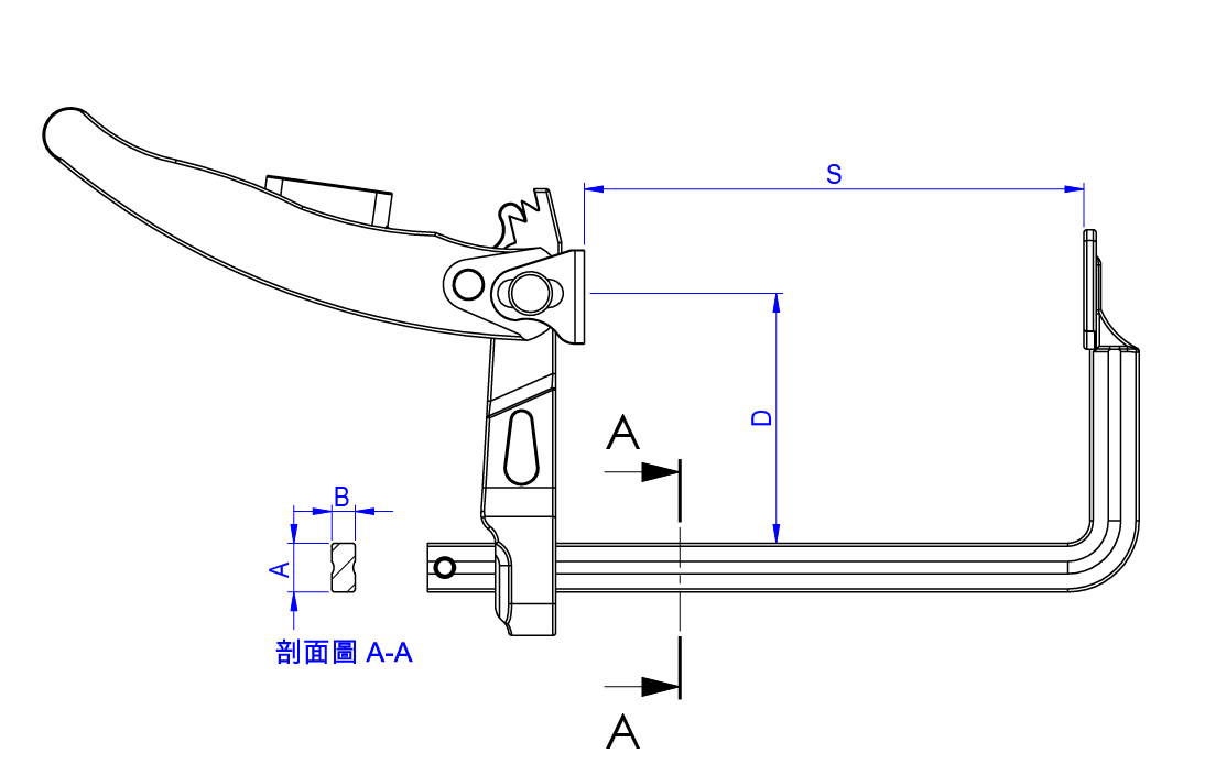F Clamps GHGL series